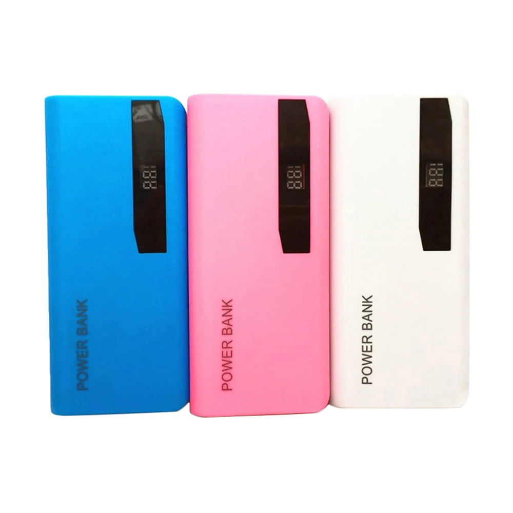 Новый бренд лучшая цена светодиодный дисплей 5X18650 Li battery USB power Bank зарядное