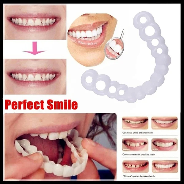 Зубные протезы Smile Fit Top косметический удобный чехол для зубов мгновенный комфорт
