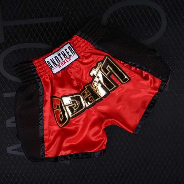 Мужские/женские/детские спортивные боксерские дышащие быстросохнущие штаны для фитнеса, дешевые шорты для ММА бокса, шорты muaythai Muay Thai - Цвет: As picture
