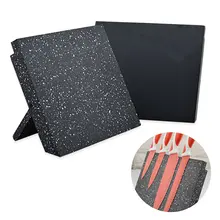 1 шт. МДФ+ Магнитный держатель для ножей, подставка для ножей, хороший блок для ножей, держатель для ножей, аксессуары для кухонных ножей, черный/снежинка, цветной стиль