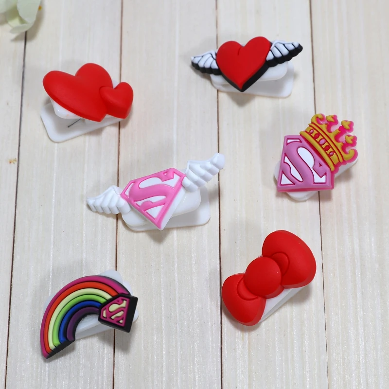 

12pcs/set Plastic Novelty Cartoon Gift Clip With Photo Hanging Spring Clip Message Card Memo Clip School Office Supply