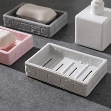 Двухслойная пластиковая мыльница для ванной комнаты, бытовой дренаж для мыла, держатель