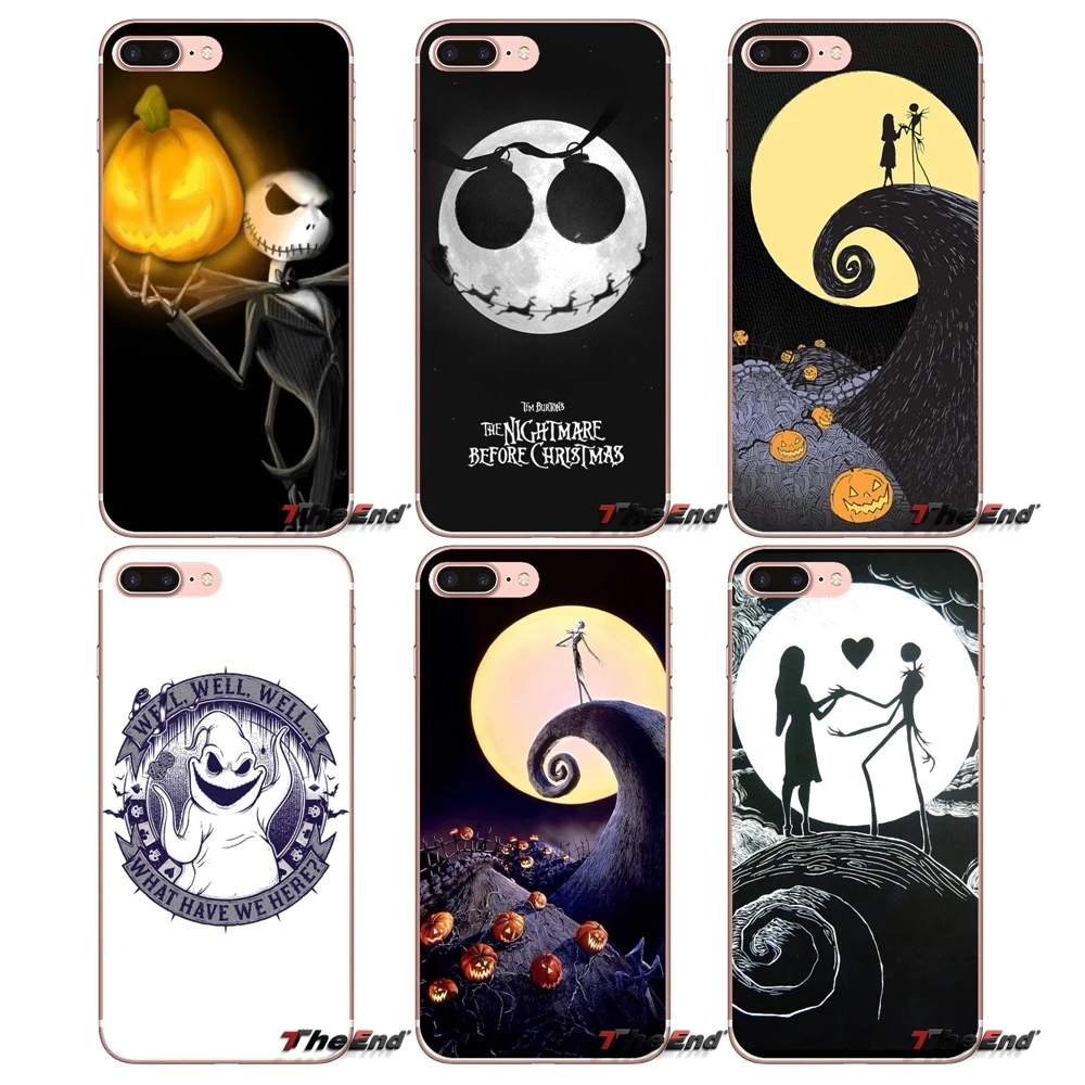 

Nightmare Before Christmas For iPhone XS Max XR X 4 4S 5 5S 5C SE 6 6S 7 8 Plus Samsung Galaxy J1 J3 J5 J7 A3 A5 TPU Shell Cover