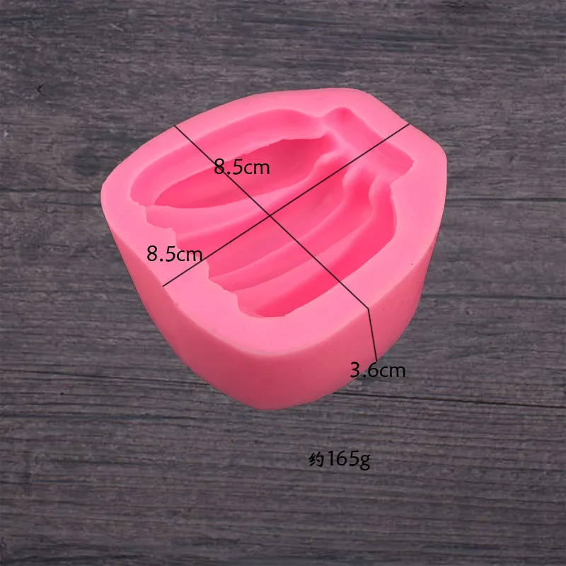 Силиконовый DIY 3D фрукт банан форма ароматический гипсовый форма для шоколада инструменты кухонные полезные аксессуары для выпечки