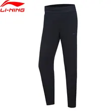 Li-Ning женские тренировочные брюки 10% полиэстер, 10% спандекс, Стандартная посадка, подкладка, спортивные брюки для фитнеса AYKN146 COND18