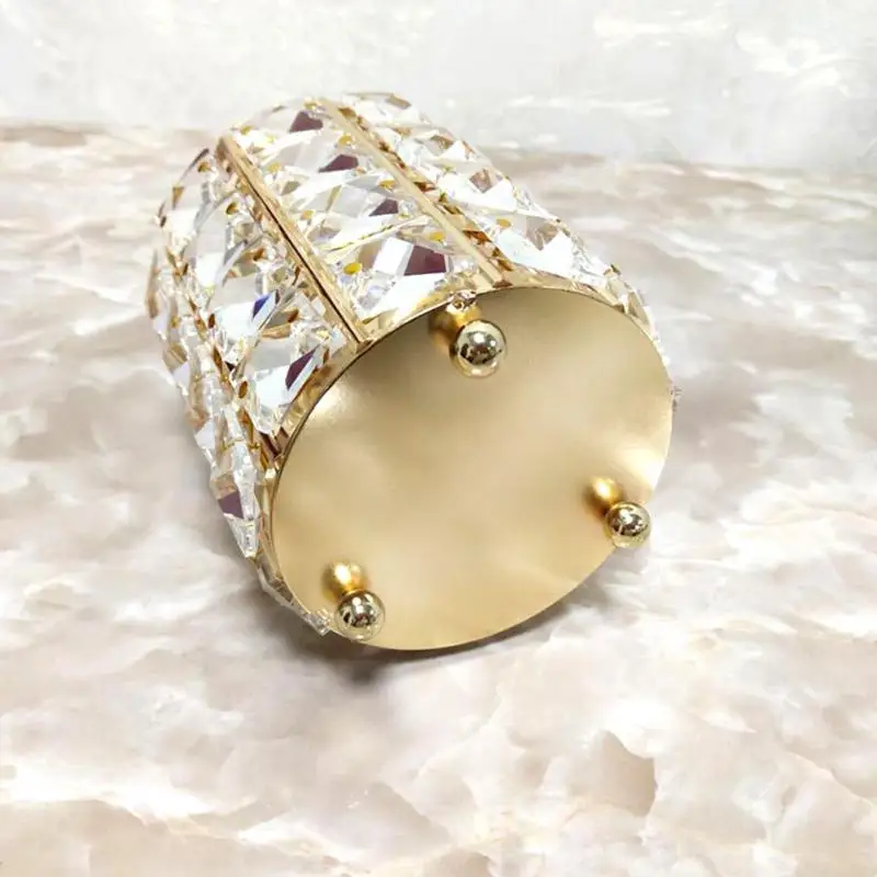 Хрустальная Кисть для макияжа ведро хранения бровей Карандаш расческа шкатулка