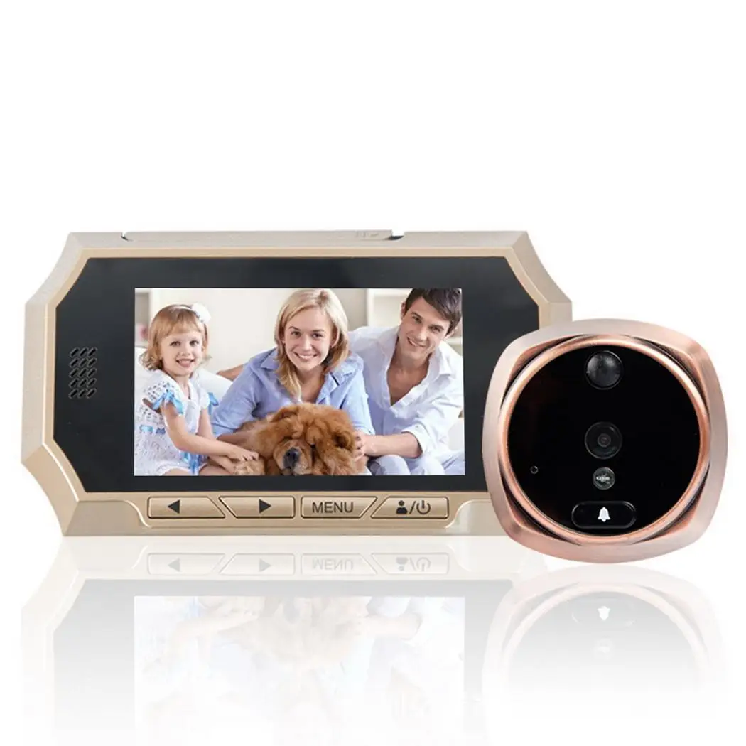 

4.3 inch LCD Screen Digital Intelligent Electronic HD Home Visual 547g Doorbell 3.7V Supports Video Camera