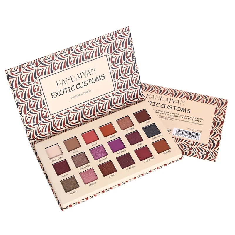 

18 colors eyeshadow plate Luminous Matte Glitter Waterproof Natural eye shadow pallete Make up Cosmetics