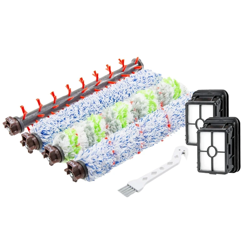 

1785A,2306A Replacements 1 Set Pet & Multi Surface & Wood Floor & Area Rug Brush Rolls and 2 Pack 1866 Filters forBissell Cros