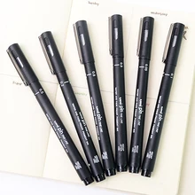 6 шт/лот маркеры для творчества водяная кисть Акварельная мягкая каллиграфия канцелярские принадлежности для рисования школьные принадлежности