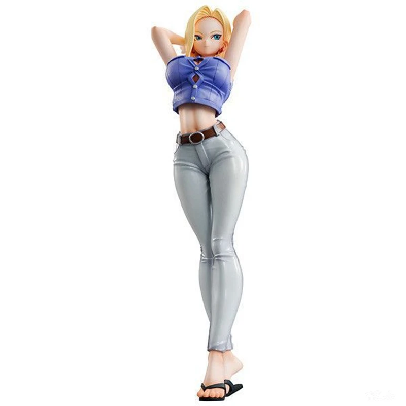 Dragon Ball Z Android 21 Figure Battle Model PVC Statue No Bra No Box