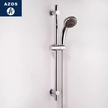 

Azos Shower Rod Abs Plastic Chrome Rise And Fall Seven Functions Rotatable Bathroom Shower Room Shower Room Round HSSJ007-60B