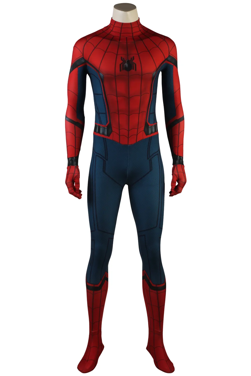 Новейший Костюм Супергероя человека-паука для выпускного вечера, костюм для косплея на Хэллоуин, костюм из спандекса, комбинезоны, маска, Лидер продаж