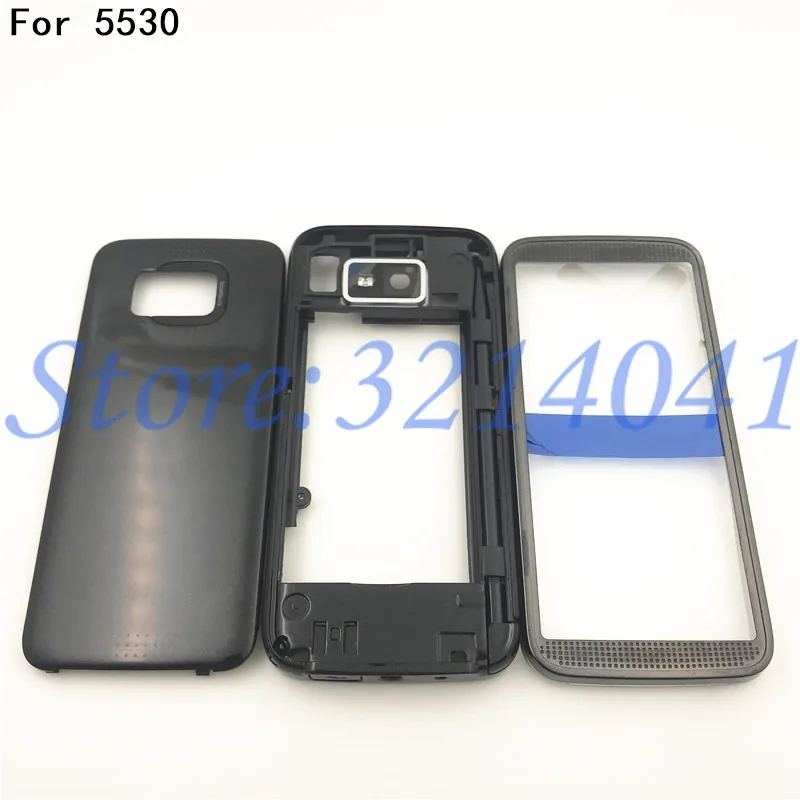 Полный Мобильный телефон корпус чехол для Nokia 5530 с логотипом