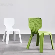 Современная Классическая Дизайн детские пластиковые штабелируемые открытый школы, Детские Модное популярное Красочные Дети учатся обучения хороший стул 1 шт