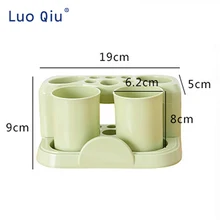 Ванная комната туалетные принадлежности для домашних влюбленных принять двойной чашки зубная щетка стойки костюм