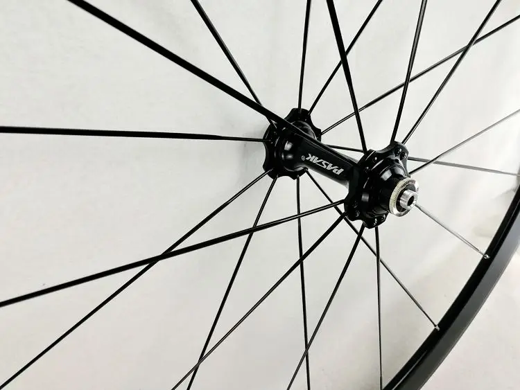 Clearance PASAK Road Bike 700C 40MM Rim Wheelset Sealed Bearing Ultralight 12Speed C/V Brake Flat Spoke Bicycle Wheels 14