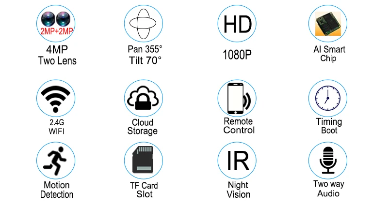 Ip-камера KONLEN PTZ, wifi, двойной объектив, 2MP, автоматическое отслеживание, зум, 1080P HD, для дома, для домашних животных, CCTV, облачная, ИК, умная, ipcam, беспроводная