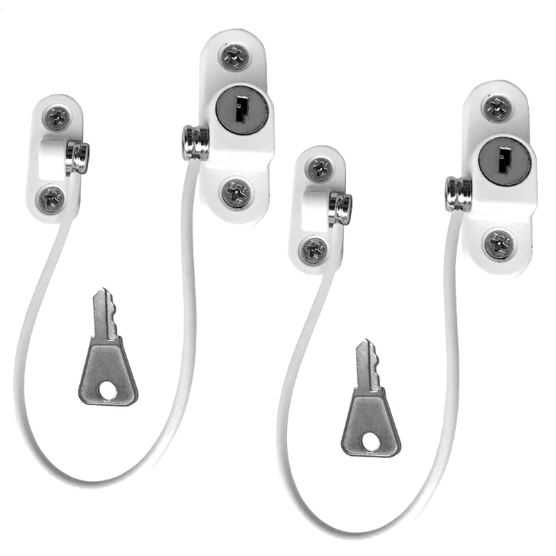 

Window Door Safety Lock Baby Child Security Cable Restrictor Ventilator Protection MC889