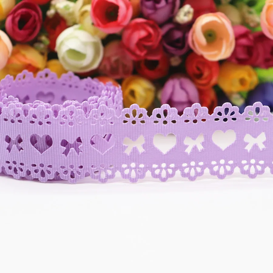 Hollow Lace Grosgrain Ribbon 30MM 5 Yards for Hair Bows DIY Crafts Handmade Accessories ribbon decoration ribbon supplies grosgrain ribbon lace trim ribbon