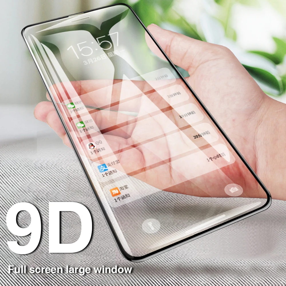9D закаленное стекло для iPhone 7 8 6 6s Plus защита экрана XS Max на XR X стекло|Защитные
