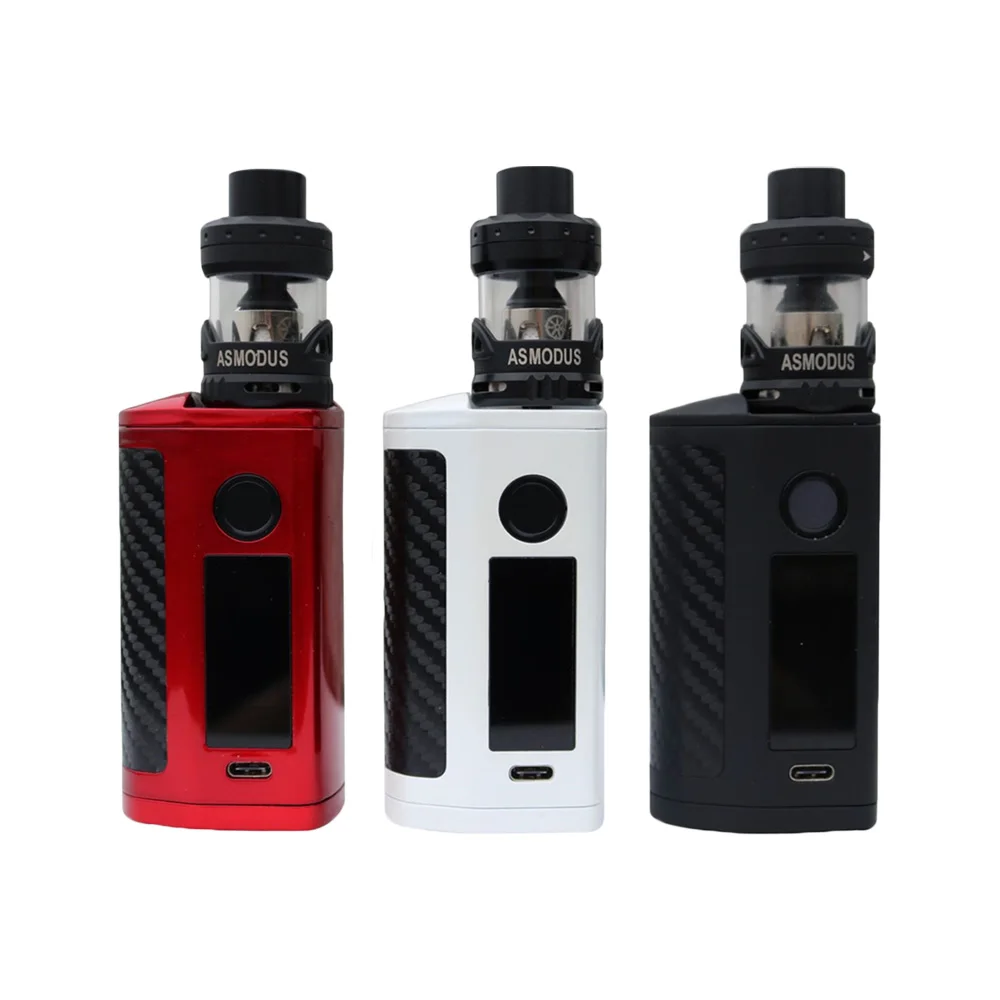 Asmodus Minikin 3 S 200 W TC Kit con 2 ml/3,5 ml Subohm Viento tanque y 0.15ohm bobina pantalla táctil e-cig Vape Kit Vs Vape Dron perdido - 6