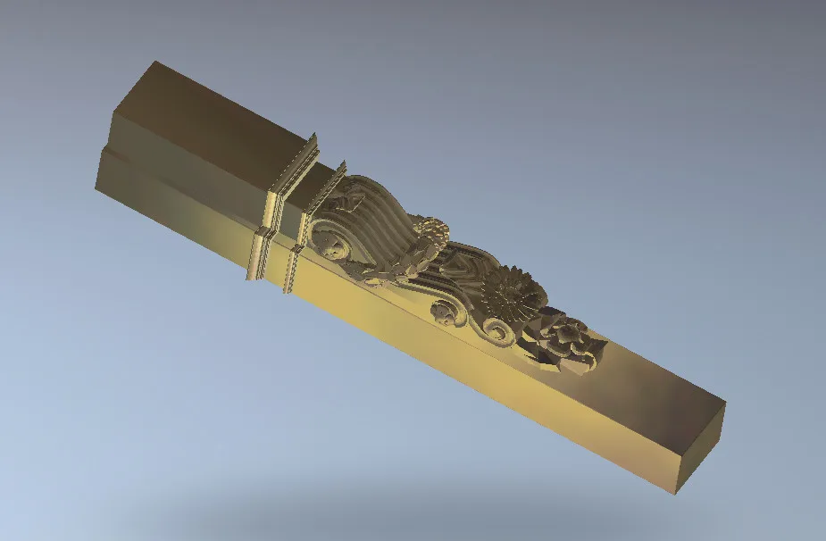 Рельефная модель ножек для мебели STL ЧПУ маршрутизатора резьбы гравировки типа 3