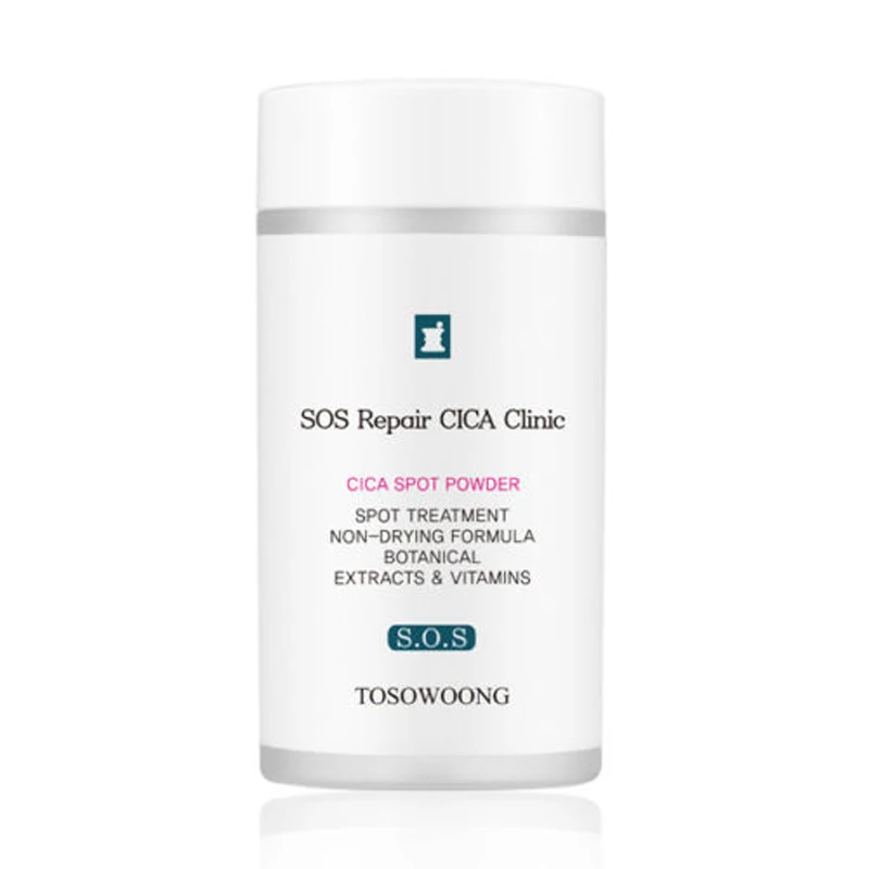 

TOSOWOONG CICA Clinic Centella Dressing Powder Skin Care Acne Blemish Treatment Face Powder Foundation Concealer Smooth Skin