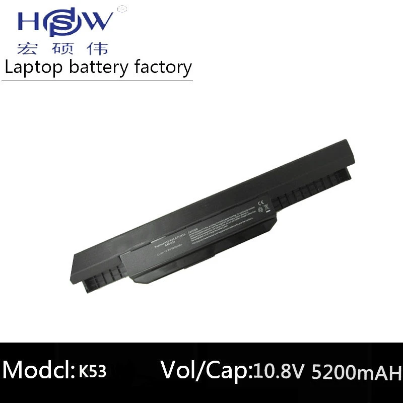 5200MAH laptop battery A32-K53 for Asus A43E A53S K43E K43U K43S X54 X54H K43SJ X54C X84 K53S K53 K53SV K53T K53E K53SD X44H