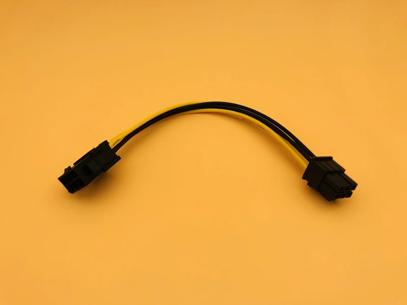Кабель питания PCIE 6Pin папа мама удлинитель для графической карты 6 контактный
