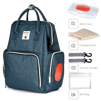 

Insular Brand Mummy Maternity Multifunctional Diaper Bag Backpack Nappy Bag Desinger Nursing Bag Keep bottle warm With USB