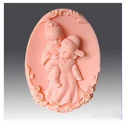 

Chinese Traditional Couple Resin Soap Mold Fondant Cake Decoration Mold Candle Jelly Cake Craft Cutter Handmade Soap