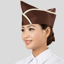 10 шт./партия) мужские и женские Рабочие шапки новинка шеф-повара шляпа восьмиугольная кепка рабочие повара шляпа японская кухня ресторан