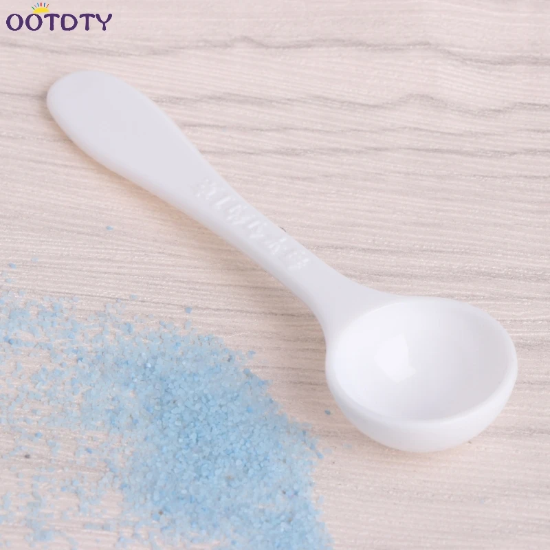 

1 Gram Granular Powder Fertilizer White Scoop Spoon Plastic Gardening Supplies