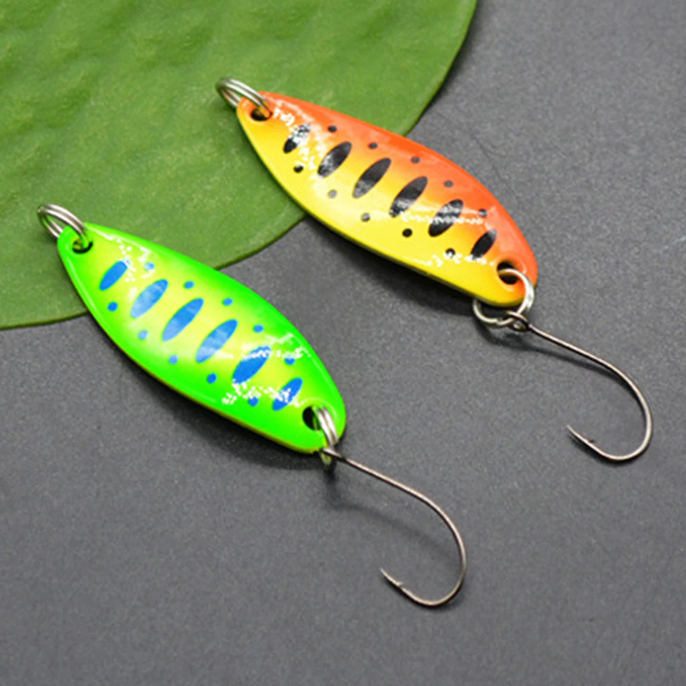 

7Pcs/set Hard Bait Spoon Metal Tools Simulation Sequin Tackle Durable Artificial Casting Jig Trout Single Hook Fishing Lure