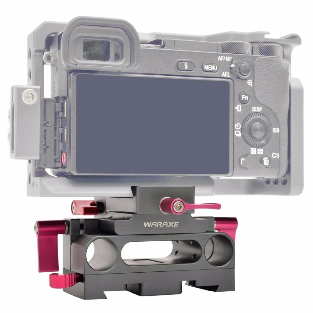 WARAXE 2631 Rig опорной плиты с Arca Стиль ласточкин хвост Зажим для sony GH4/GH5/A7/A6 Камера