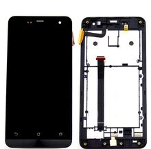 100% Original Touch Screen+lcd Display Panel Screen Assembly with frame For Asus Zenfone 5 A500cg A501cgl T00j Free Shipping