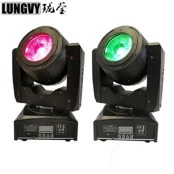 

Free Shipping 2pcs/Lot Jeux De Lumiere Dj Mini 60w Moving Head Beam LED Projector Moving Christmas Light