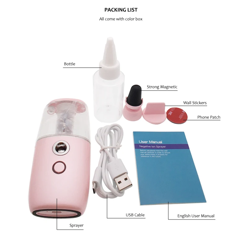 usb  nanomister pink 15