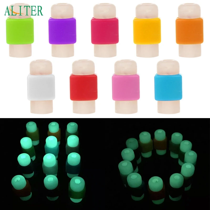 

Hot Selling 10 Pcs Plastic Cable Protector Lightning USB Charger Cord Saver Cable Winder Cover jul25