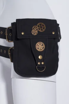 

Women Waist Pack Serpentine Fanny Pack Canvas Waist Bag With 2 Belts Fashion Waist Belt High quality Female Purse Bags