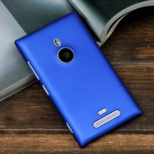 Высококачественный прорезиненный Жесткий Чехол для Nokia 925 Lumia 925 - Цвет: Blue