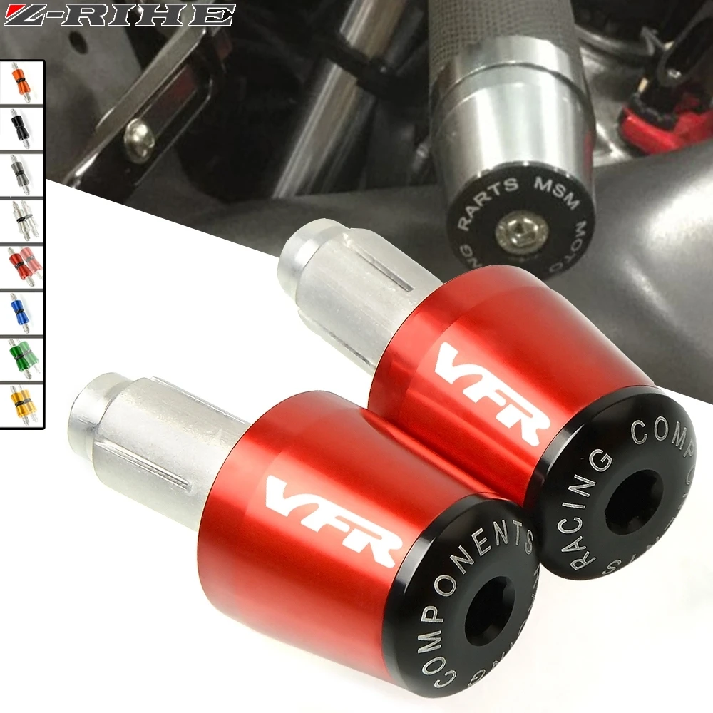 

For HONDA VFR800 VFR 800 Motorcycle CNC 7/8'' 22MM Handlebar Grips Handle Bar Cap End Plugs For HONDA VFR 750 800 1200F