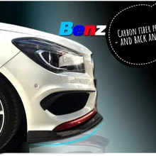 Для Benz cl45 карбоновое волокно prewrap угол/задняя обмотка угол света+ красная сторона углеродного волокна усовершенствованный автомобиль