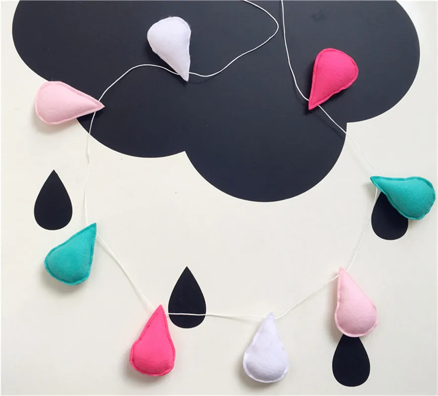 Beautiful Raindrops Hanging Decor Kid Room Wall Haning Decor Baby Room