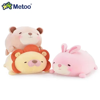 

34cm Cute Metoo Plush Hold Pillow Doll Stuffed animal Cushion Kids Toys for Girls Birthday Christmas Gift Lion Panda Rabbit Bear
