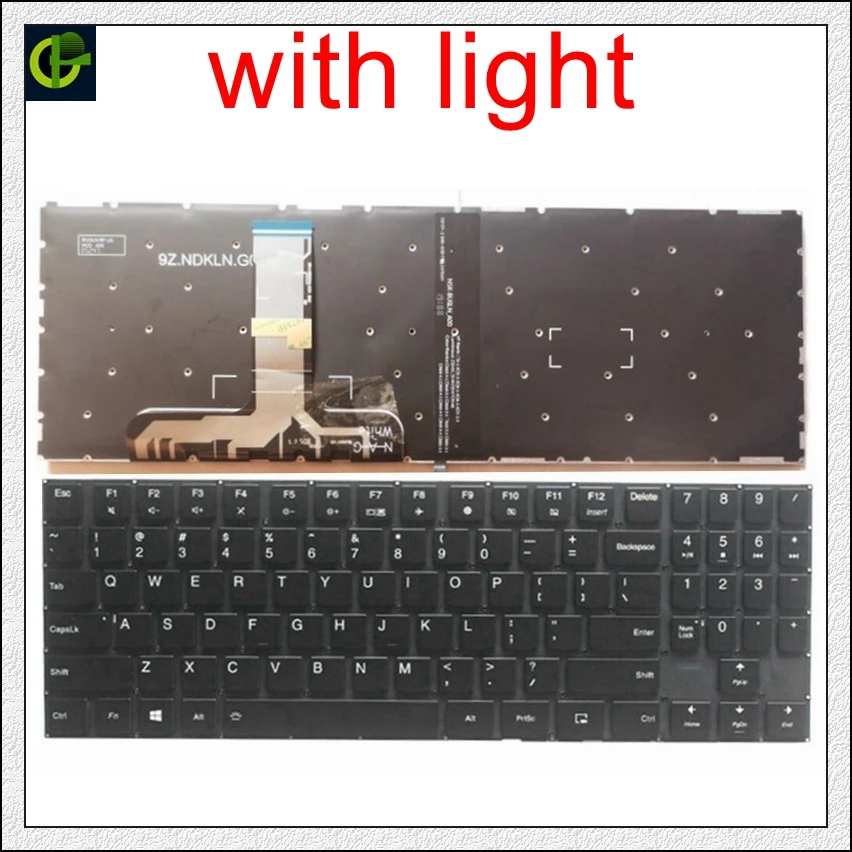 Original New Lenovo Legion Y7000 Series Laptop Keyboard US Black With Backlit
