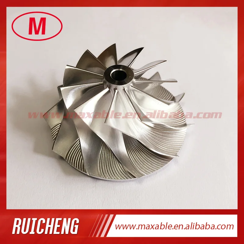 GT15-25 38.62/52.19mm 729612-0005 11+0 Blades performance billet/aluminum 2618/milling turbo compressor wheel for 765472-0000