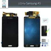 LCD Complete Replacement For Samsung Galaxy A5 2015 A500F A500M A5000 LCD Screen Display Touch Digitizer Assembly Tools Film