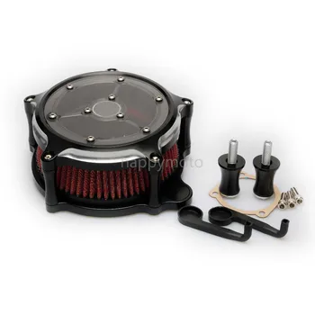 

Motorcycle chromed Speed 7 air cleaner intake filter for harley Electra Road Street Glide Softail Touring Dyna 2001-2007